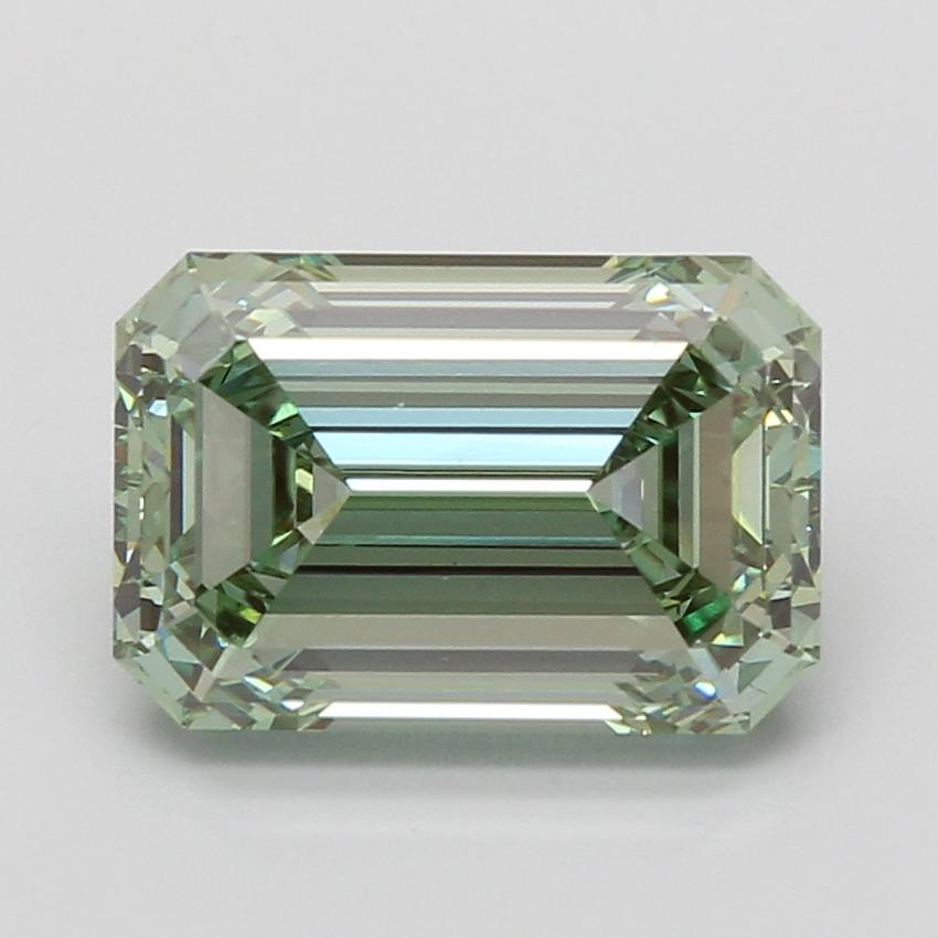 5.07 Ct. Fancy Vivid Green Emerald Lab Grown Diamond
