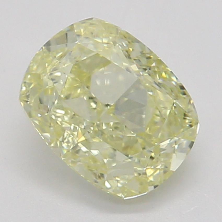 0.50 Ct. Fancy Light Yellow Cushion Diamond