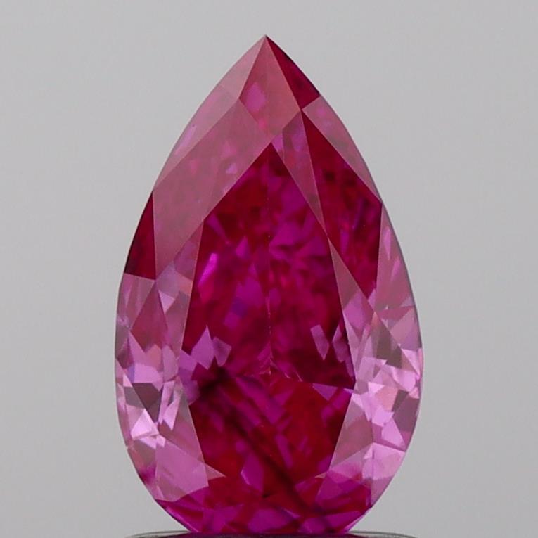 0.96 Ct. Fancy Vivid Pink Pear Lab Grown Diamond
