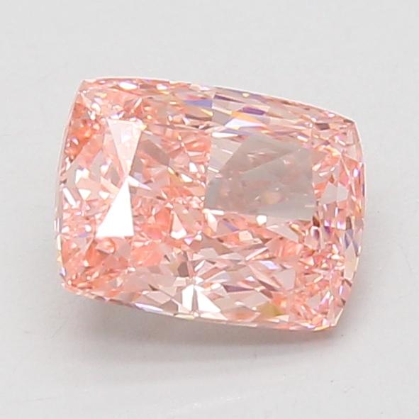 1.60 Ct. Fancy Vivid Pink Cushion Lab Grown Diamond