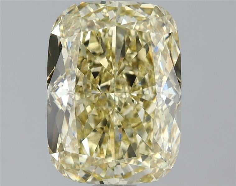 2.01 Ct. Fancy Yellow Cushion Lab Grown Diamond