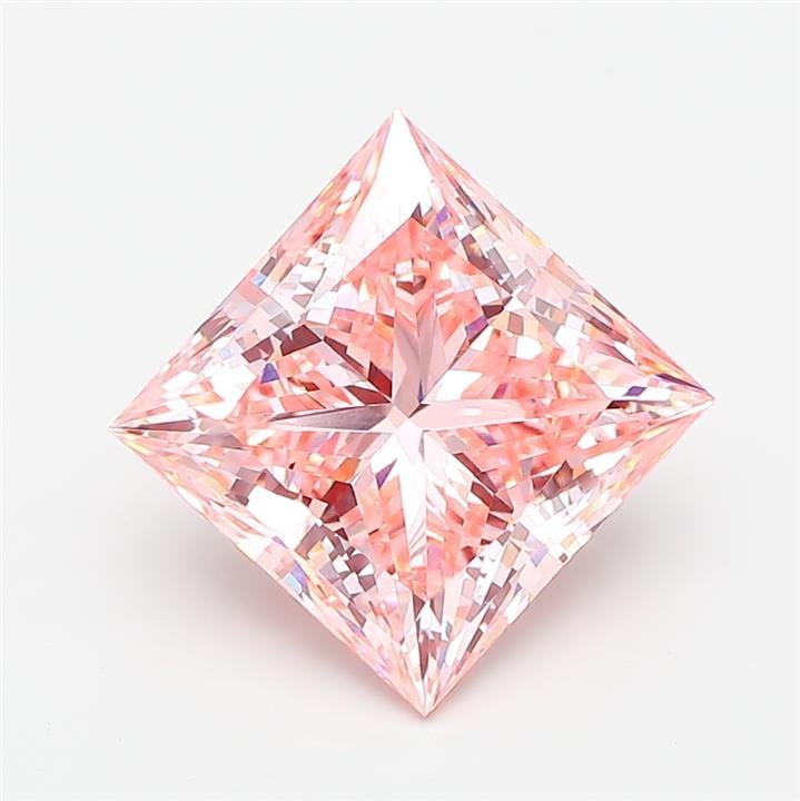 4.85 Ct. Fancy Intense Pink Princess Lab Grown Diamond