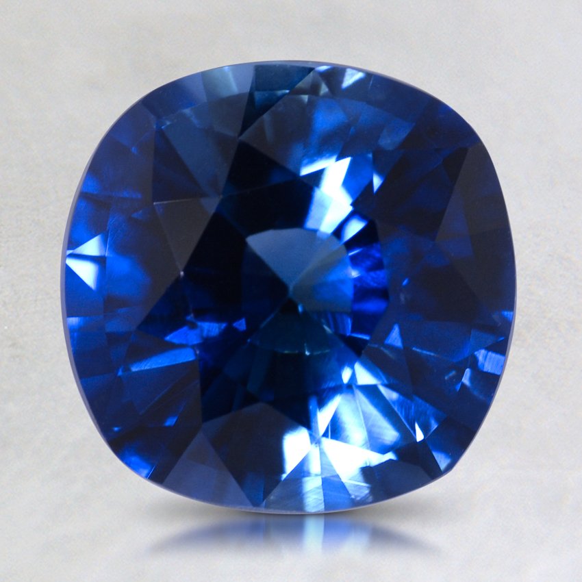 8mm Super Premium Blue Cushion Sapphire