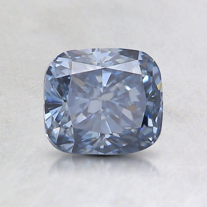 1.03 Ct. Fancy Blue Cushion Lab Grown Diamond