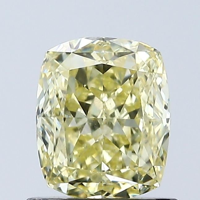 1.05 Ct. Fancy Intense Yellow Cushion Lab Grown Diamond