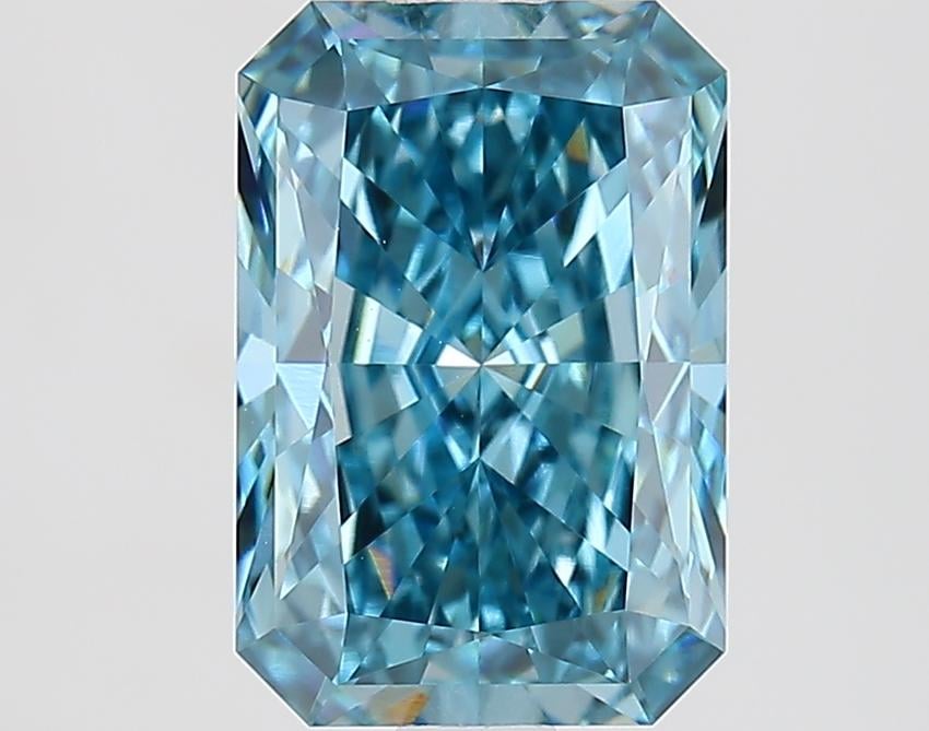 1.90 Ct. Fancy Vivid Blue Radiant Lab Grown Diamond