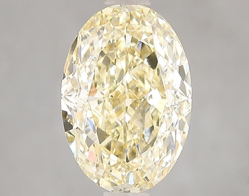 3.03 Ct. Fancy Intense Yellow Oval Lab Grown Diamond