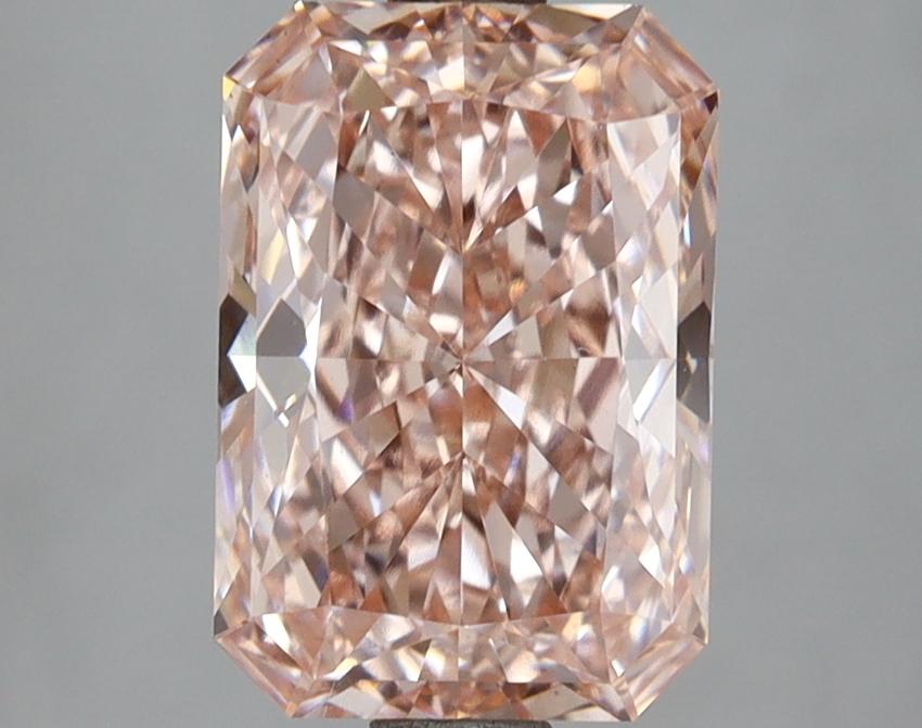 3.04 Ct. Fancy Intense Pink Radiant Lab Grown Diamond
