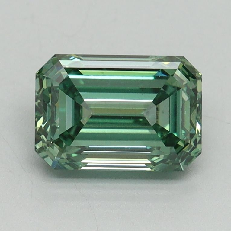 1.50 Ct. Fancy Vivid Pacific Green Emerald Lab Grown Diamond