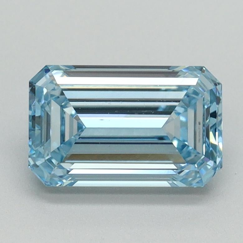 1.50 Ct. Fancy Intense Blue Emerald Lab Grown Diamond