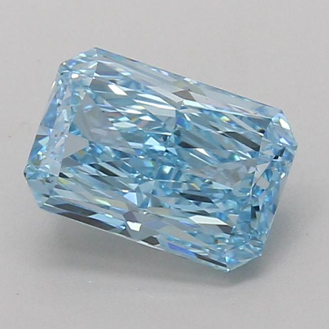 2.04 Ct. Fancy Vivid Blue Radiant Lab Grown Diamond