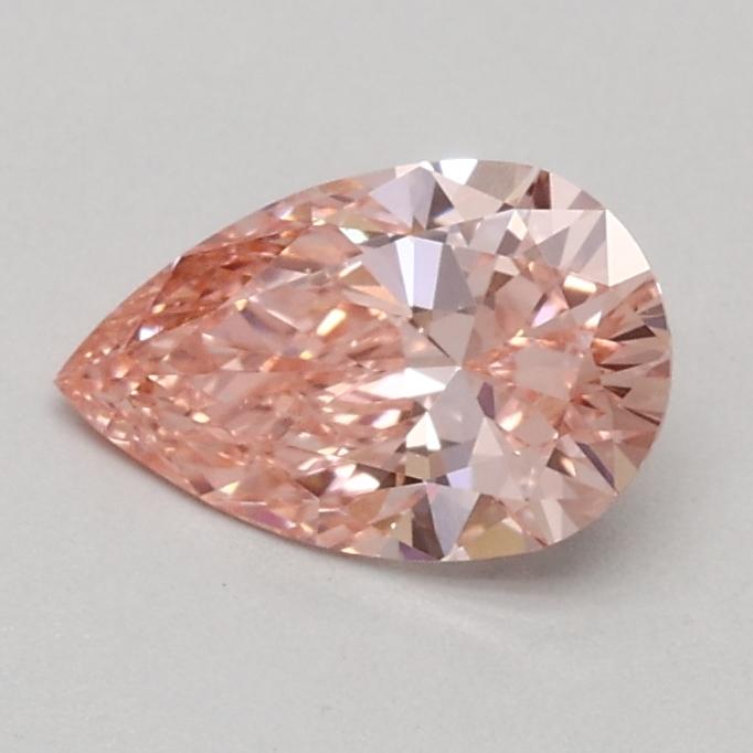 0.47 Ct. Fancy Intense Pink Pear Lab Grown Diamond