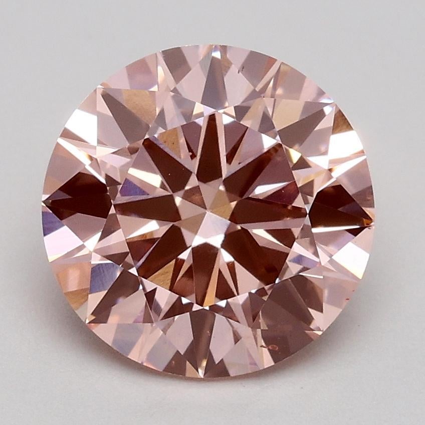 1.82 Ct. Fancy Intense Pink Round Lab Grown Diamond