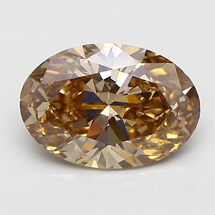 1.35 Ct. Fancy  Brown Oval Lab Grown Diamond