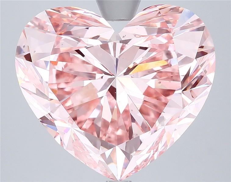 9.00 Ct. Fancy Vivid Pink Heart Lab Grown Diamond