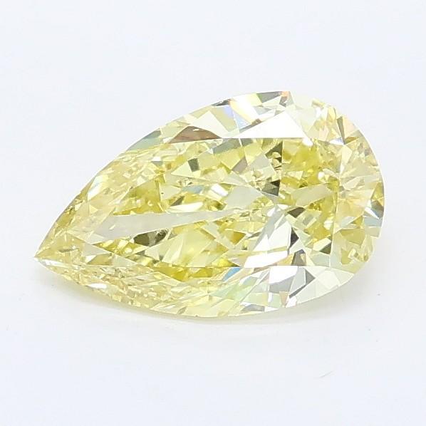 0.72 Ct. Fancy Intense Yellow Pear Lab Grown Diamond