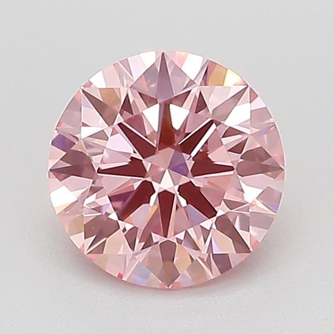 1.07 Ct. Fancy Vivid Pink Round Lab Grown Diamond