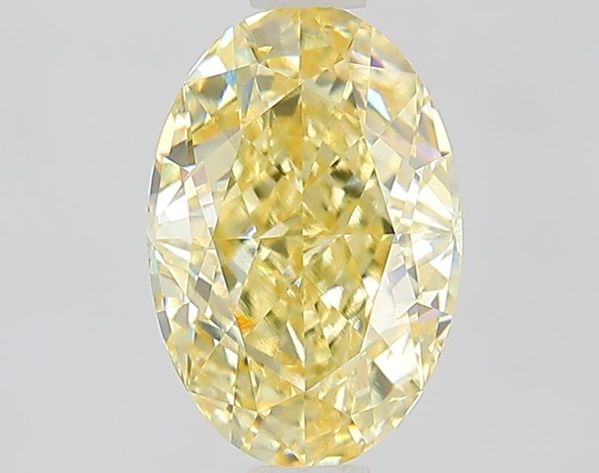 1.50 Ct. Fancy Yellow Oval Lab Grown Diamond