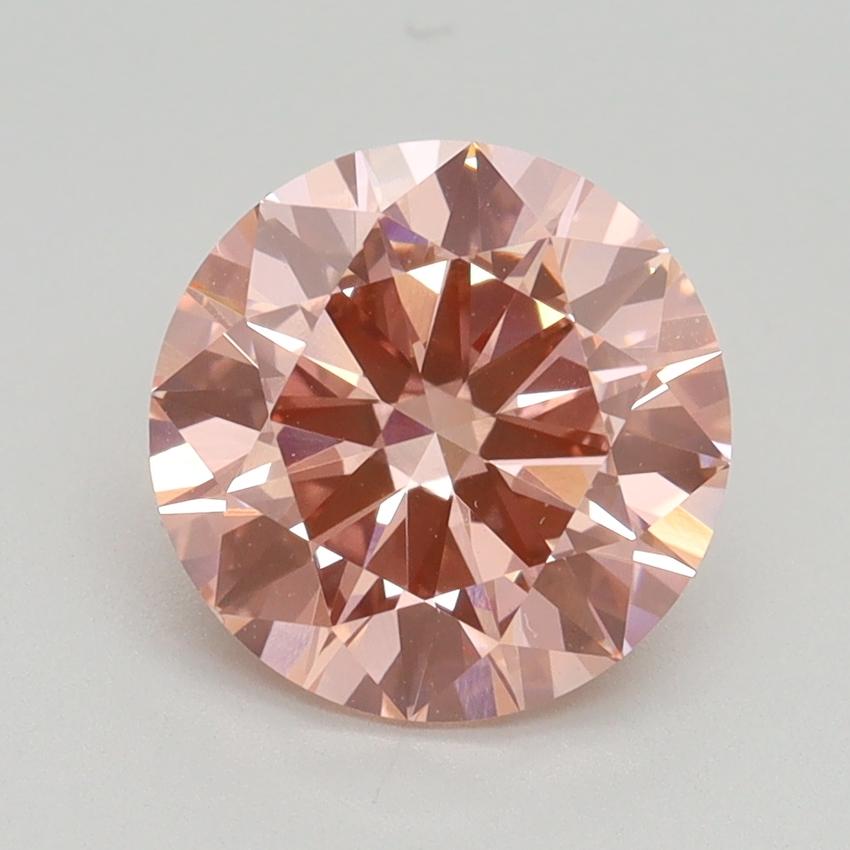 2.23 Ct. Fancy Intense Pink Round Lab Grown Diamond