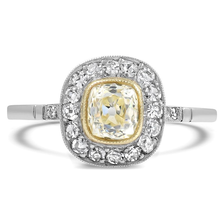 Art Deco Reproduction Diamond Vintage Ring