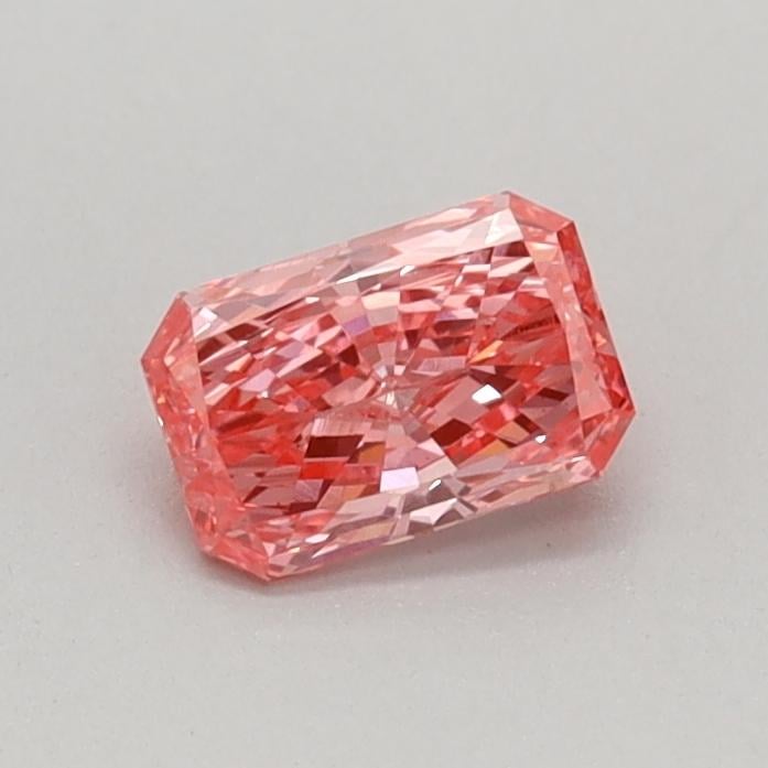 0.30 Ct. Fancy Vivid Pink Radiant Lab Grown Diamond