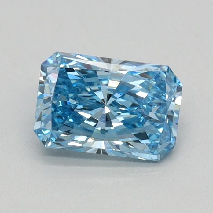 0.45 Ct. Fancy Vivid Blue Radiant Lab Grown Diamond