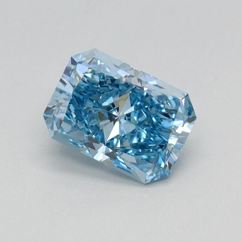0.70 Ct. Fancy Vivid Blue Radiant Lab Grown Diamond