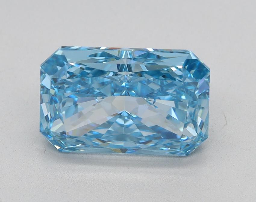2.06 Ct. Fancy Vivid Blue Radiant Lab Grown Diamond