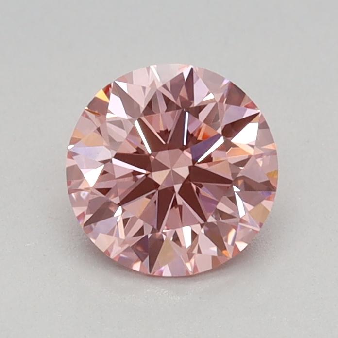 0.53 Ct. Fancy Vivid Pink Round Lab Grown Diamond