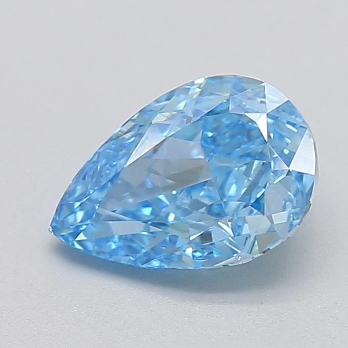 1.50 Ct. Fancy Vivid  Blue Pear Lab Grown Diamond