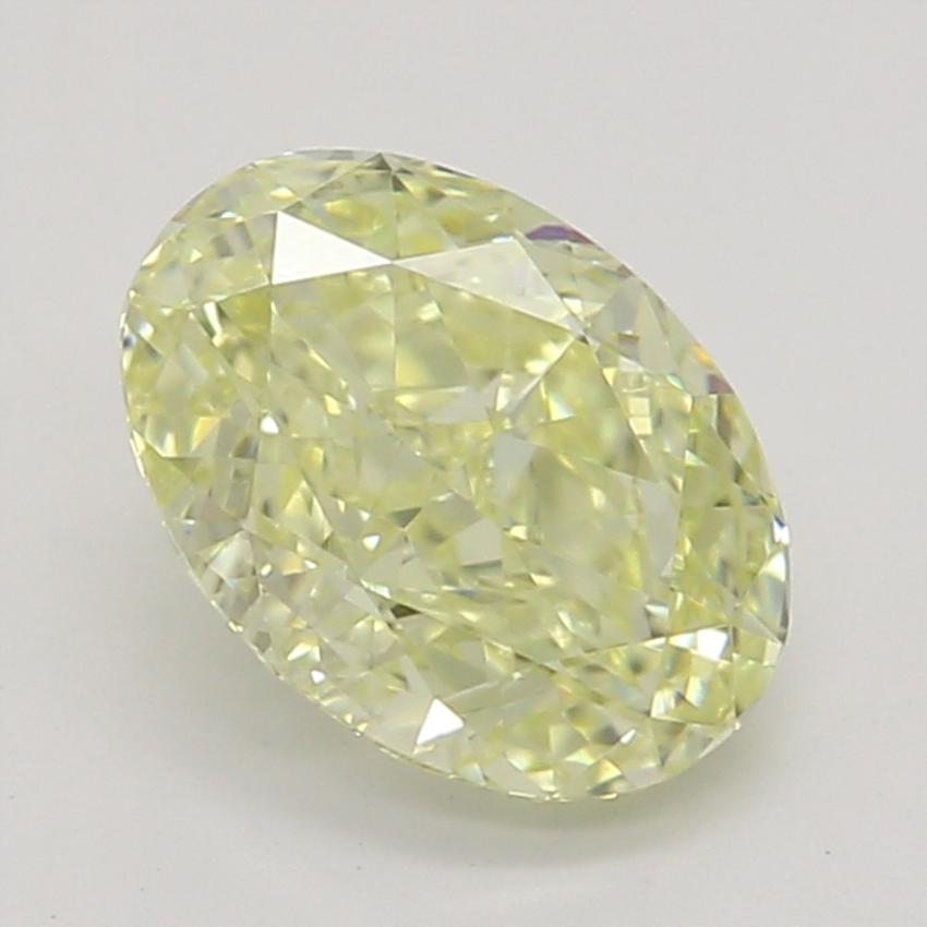 0.75 Ct. Fancy Yellow Oval Diamond