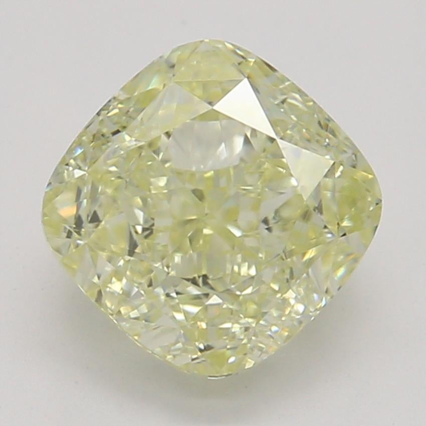 1.10 Ct. Fancy Light Yellow Cushion Diamond