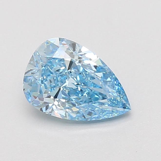 1.03 Ct. Fancy Vivid Blue Pear Lab Grown Diamond