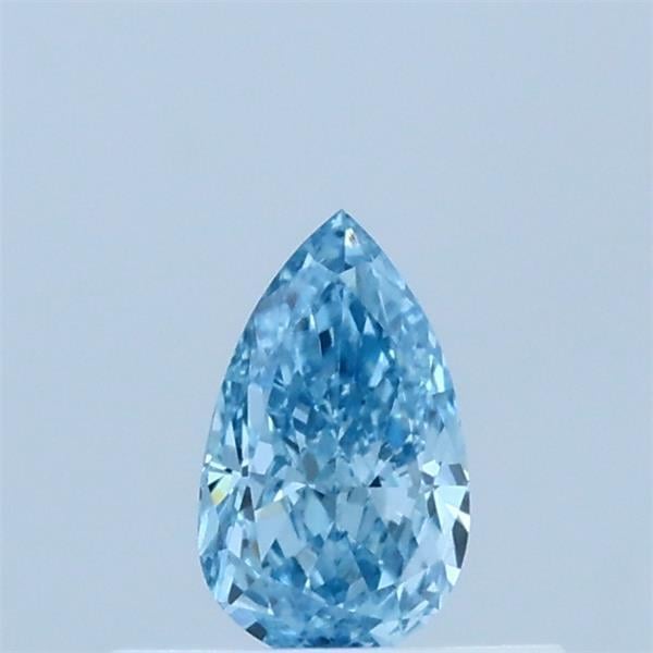 0.35 Ct. Fancy Vivid Blue Pear Lab Grown Diamond