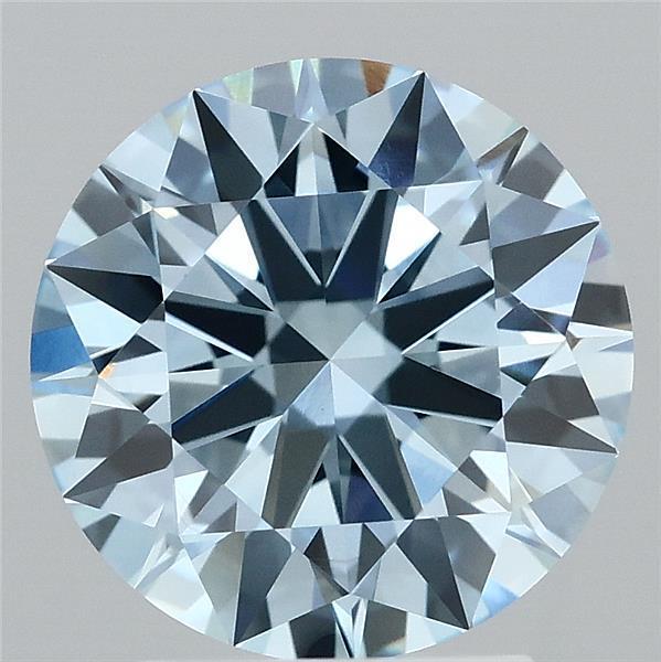 2.65 Ct. Fancy Intense  Blue Round Lab Grown Diamond