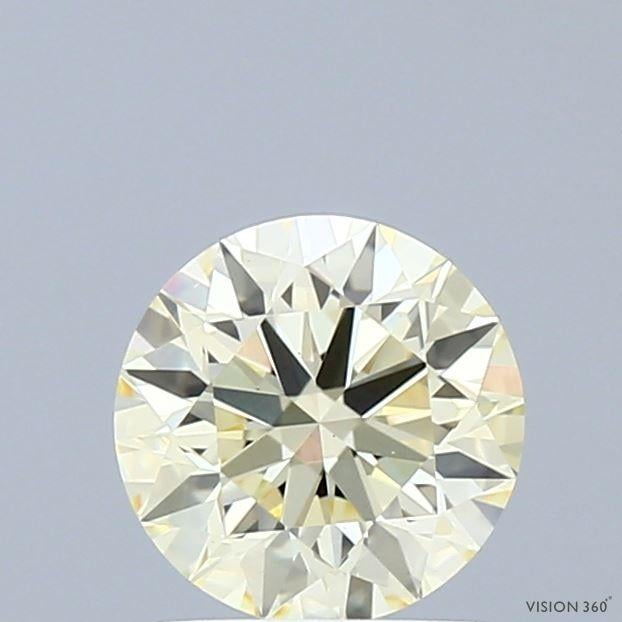 1.03 Ct. Fancy Light  Yellow Round Lab Grown Diamond