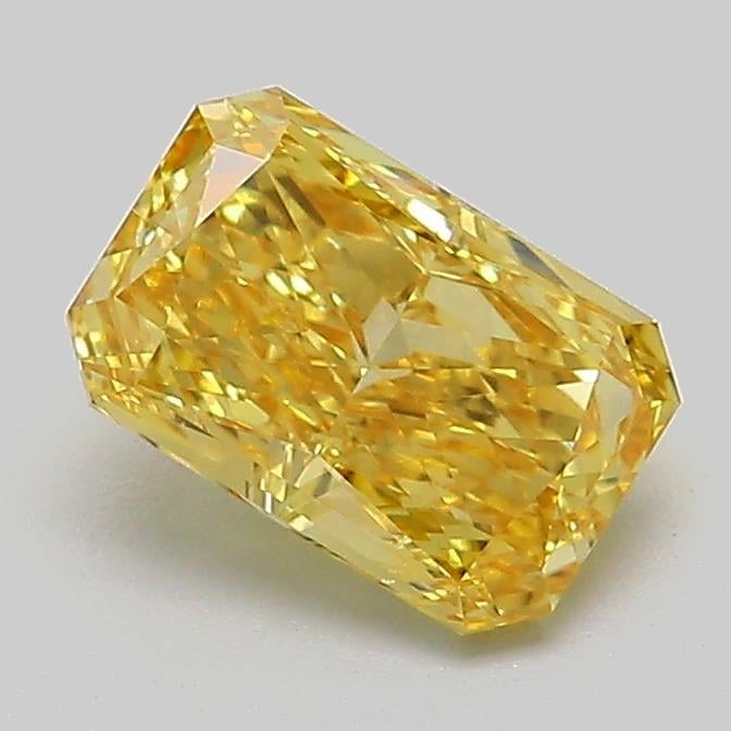 1.13 Ct. Fancy Vivid  Yellow Radiant Lab Grown Diamond