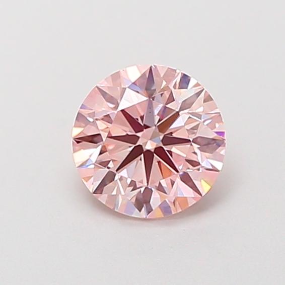 0.91 Ct. Fancy Pink Round Lab Grown Diamond