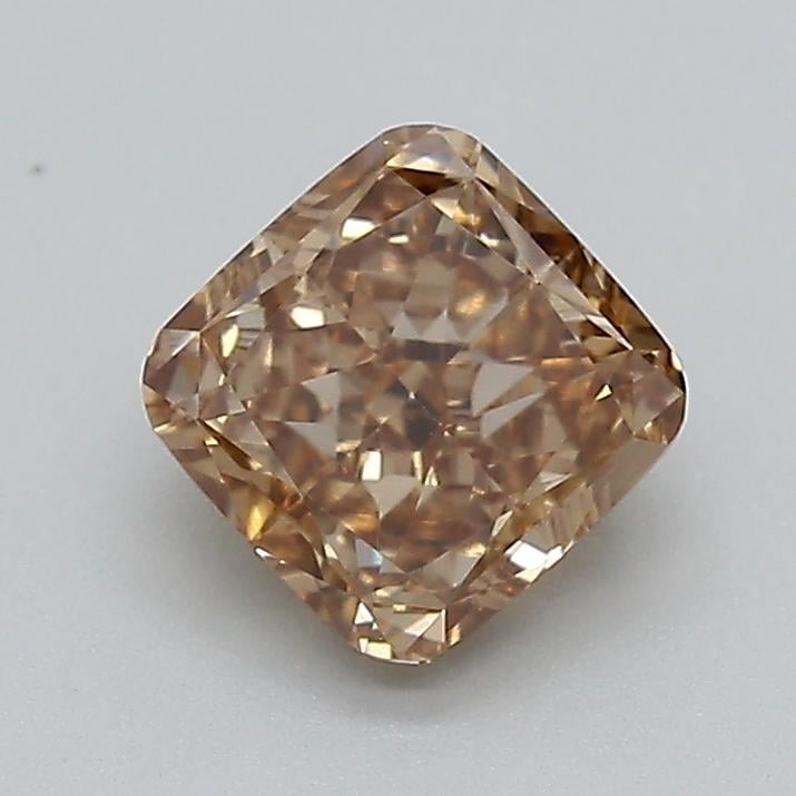 0.80 Ct. Fancy Light  Brown Cushion Lab Grown Diamond