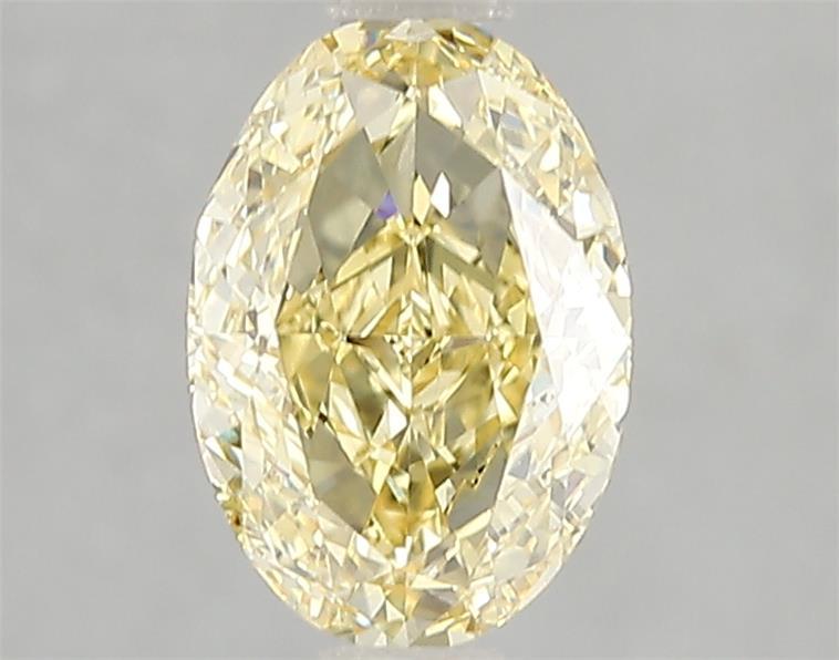 1.58 Ct. Fancy Intense Yellow Oval Lab Grown Diamond