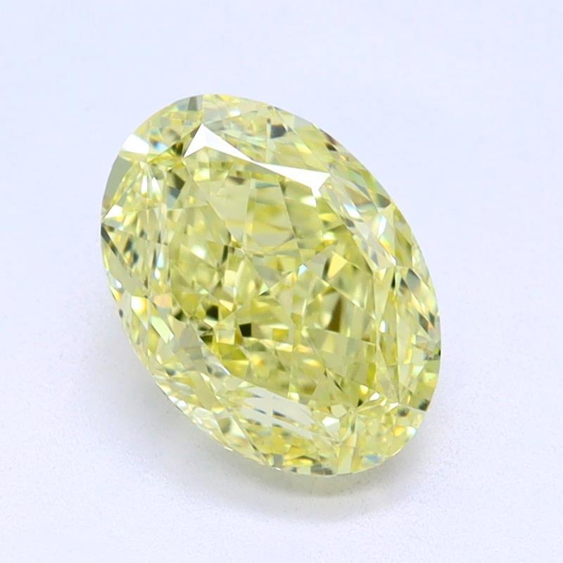 1.07 Ct. Fancy Yellow Oval Diamond