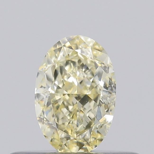 0.35 Ct. Light Yellow Oval Lab Grown Diamond