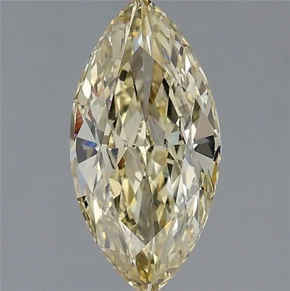 1.56 Ct. Fancy Yellow Marquise Lab Grown Diamond