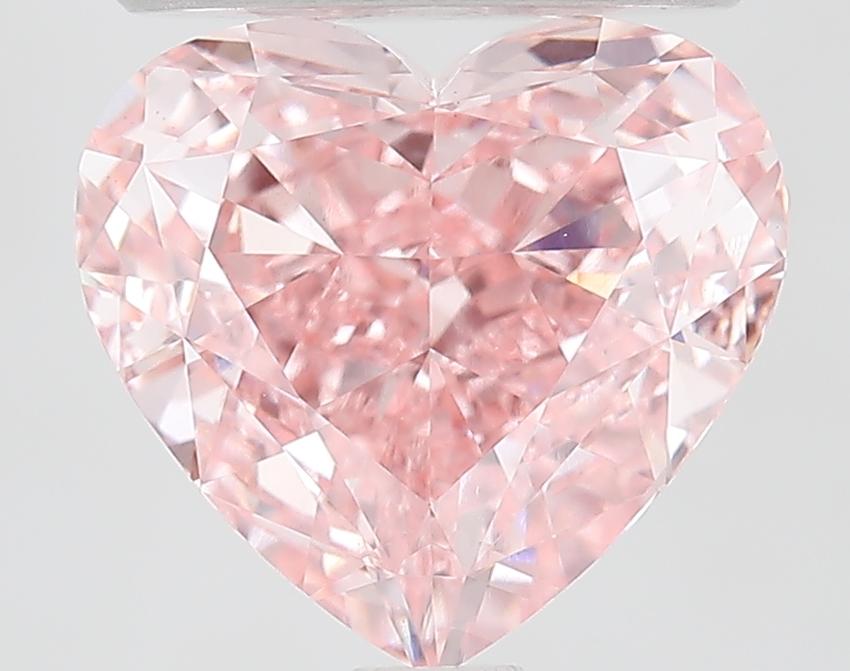 2.52 Ct. Fancy Pink Heart Lab Grown Diamond