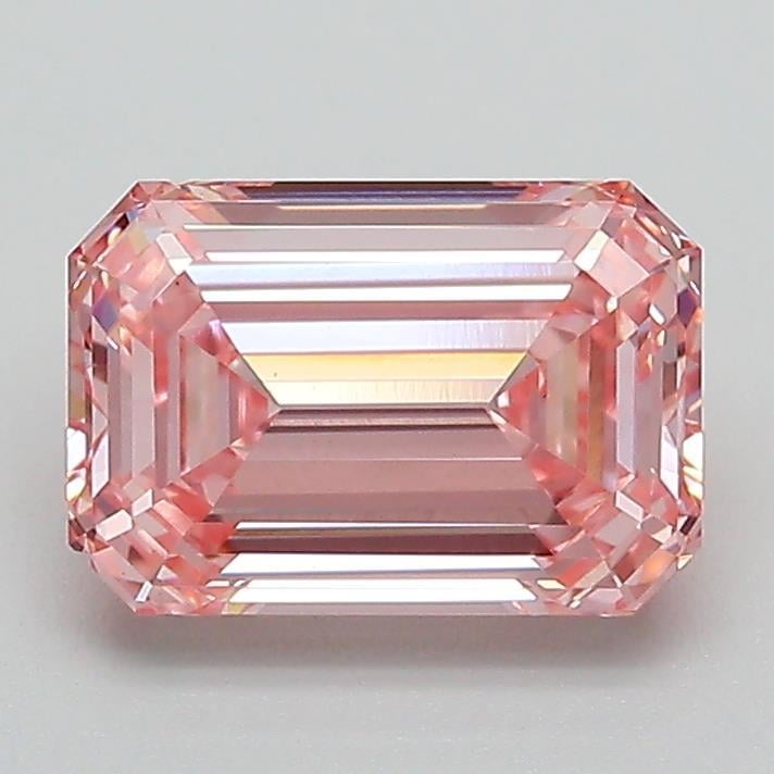 1.74 Ct. Fancy Intense Pink Emerald Lab Grown Diamond