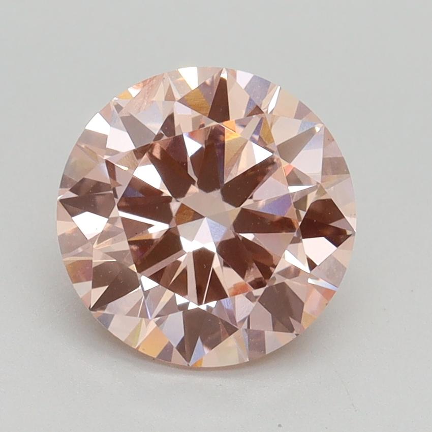 2.20 Ct. Fancy Intense Pink Round Lab Grown Diamond