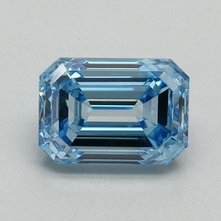 1.00 Ct. Fancy Intense Blue Emerald Lab Grown Diamond