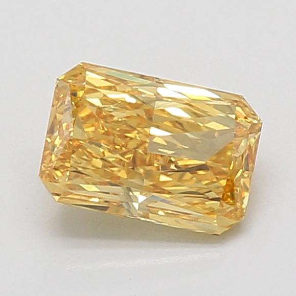 1.04 Ct. Fancy Vivid Yellow Radiant Lab Grown Diamond