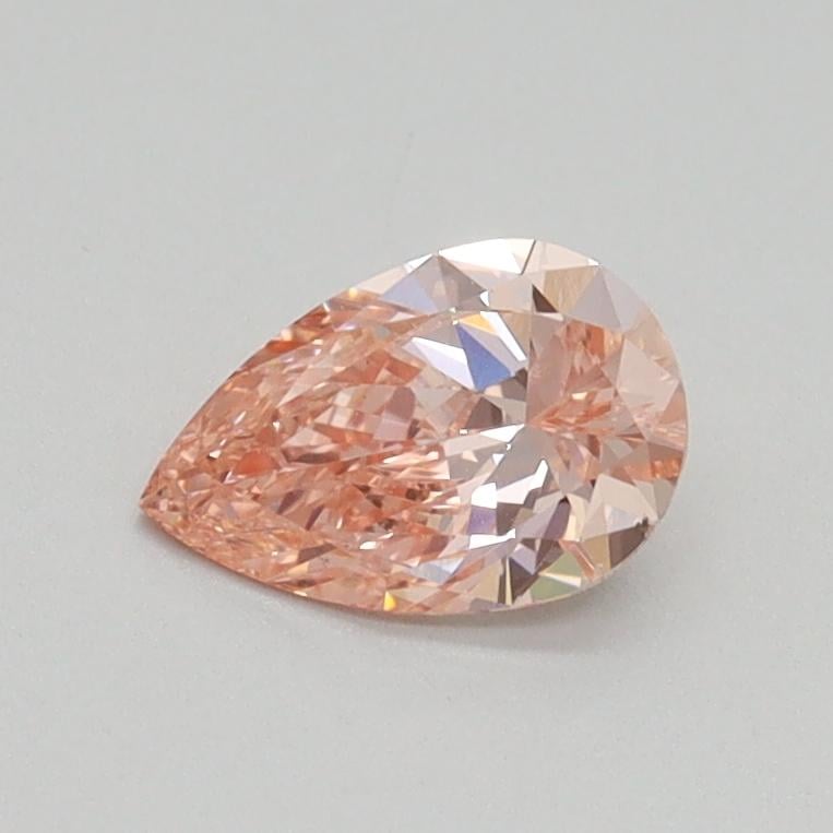 0.51 Ct. Fancy Intense Pink Pear Lab Grown Diamond