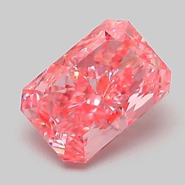 1.10 Ct. Fancy Vivid Pink Radiant Lab Grown Diamond